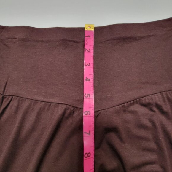 Dark Brown Pants Comfy Brown Slim Fit Pants Flared Wide Leg Pant -One Size - NEW - Picture 8 of 10
